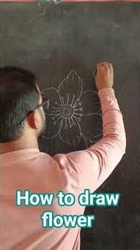 How to draw flower easily step by step. #howto #draw #flower #tutorial #easy #learn #drawing #nice