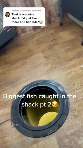 Ice Fishing Adventure: Biggest Fish Caught in the Shack