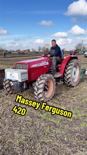 Experience Ploughing with Massey Ferguson 420 Tractor