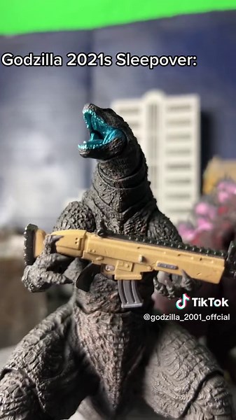 Im in a American Mood #stopmotion #godzilla #viral #foryourpage #fypage #movie #2001