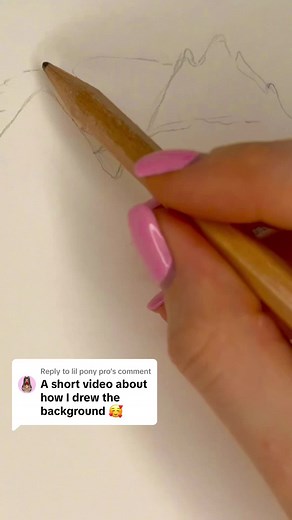How to Draw a Background on Paper | Lil Pony Pro