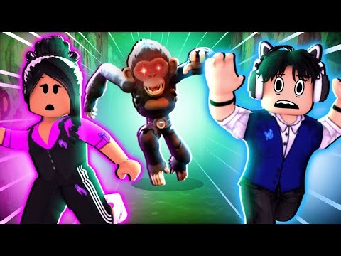 DON'T LET THE MONKEY CATCH YOU IN ROBLOX! (Monkey Run)