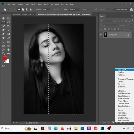 How to Create Duotone in Photoshop / #shortsvideo #photoshopforbeginners #editingtutorial
