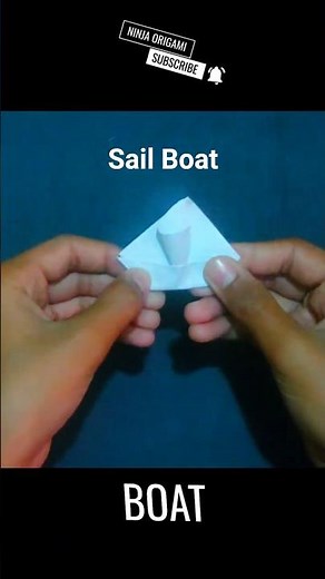 Origami Boat ⛵ Easy Fold #ninjaorigami