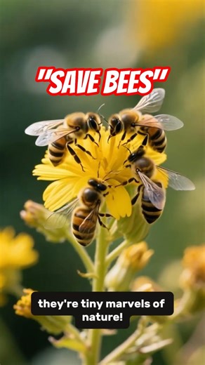 The Secret Life of the Honeybee 🐝 #animalfacts #facts