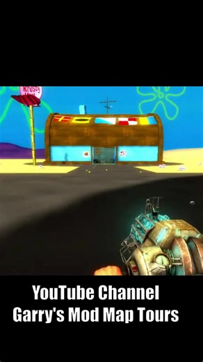 Garry's Mod Krusty Krab Map Tour #garrysmod #gmod #spongebob #krustykrab #gaming #gamingreels #map | Johnny Davis