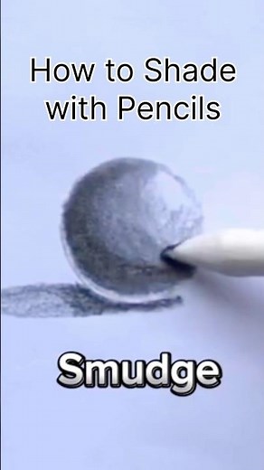How to Shade with Pencils | Smudge #art #drawing #shading #sketch #smudge #viral #shorts #youtube