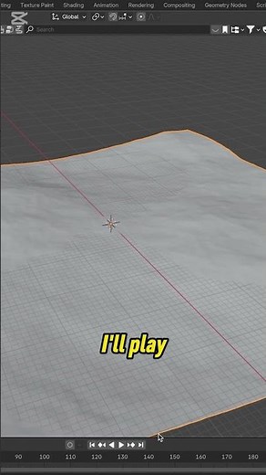 Realistic Sea Waves in Blender in 30 Seconds 🌊 | Quick FX Trick