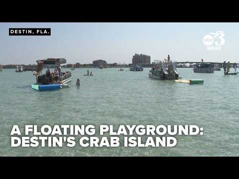 A floating playground: Destin's Crab Island