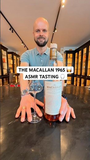 Tasting a 1965 The Macallan whisky… Tough job, but someone has to do it. 😇🥃
