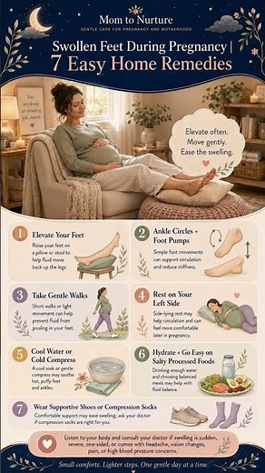 Swollen Feet During Pregnancy | 7 Easy Home Remedies #pregnancy #swollenfeet