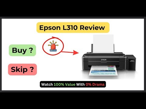 Epson L310 Printer Review | Is This the Best Printer for Home Use 🏠🖨️