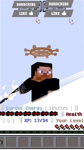 Sword Of Extermination🔥|| jujutsu Awakening Addon #minecraft #shorts #jujutsukaisen