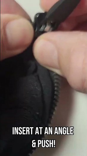 How to Fix a Zipper That Came Off Track!
