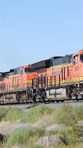 TRAIN SHORTS #02163 WB BNSF 3988 7-8-2026 #trainspotting #train #railtrack