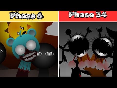 Sprunki Phase 34 REC Version vs Sprunki Phase 6 The Scarlet Sun But Shifted