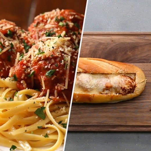 123K views · 1.1K reactions | Pasta dishes have been our most popular recipes this week. Wonder why? 類 Recipes: https://tasty.co/compilation/11-deliciously-epic-meatball-recipes | Tasty | Facebook