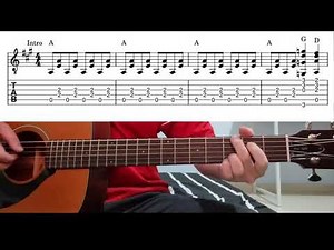 Get Back (The Beatles) - Easy Fingerstyle Guitar Playthrough Tutorial Lesson With Tabs
