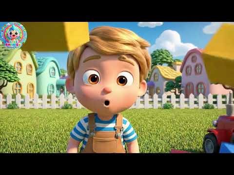 Blippi Drove the Super Spinning Toy Tractor | Nursery Rhymes for Kids | Baby Songs