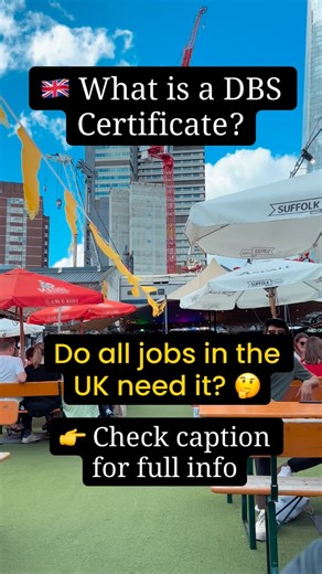 UKShuke - Official account on Instagram: "📌 What is a DBS certificate? A DBS (Disclosure & Barring Service) certificate is a document that shows your criminal record history — and it’s used by employers to check if someone is suitable for certain jobs. It’s issued by the UK government agency called DBS. ￼ 📌 What does it show? Depending on the type of check, it can show: • Unspent convictions (Basic check) • Spent & unspent convictions plus cautions (Standard) • Even more police info and barred