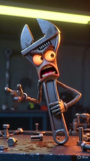 Angry Nut Bolt Ki Kahani | Pixar Style Talking Tool Animation