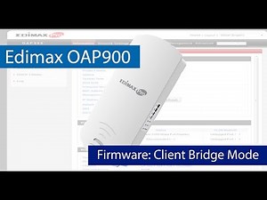 Edimax OAP900: Firmware en modo de funcionamiento Client Bridge Mode