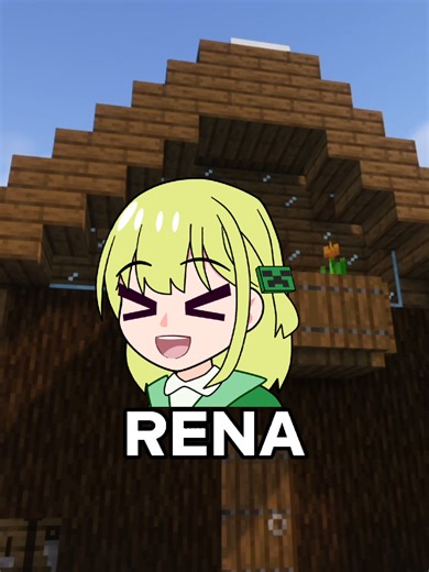 Rena dan Tantangan Mencari Kayu di Minecraft