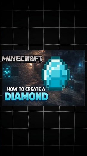 How to Create Diamond in Minecraft 😱