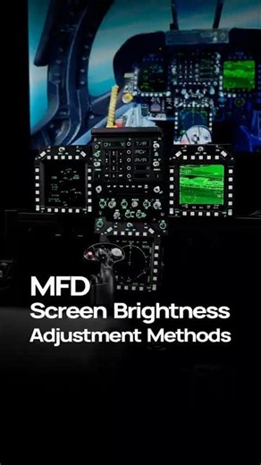 Your MFD Display Looks Dark in DCS? Try These Fixes! Full tutorial in comment. #winctrl #dcs
