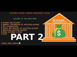 Bank Management System PART 2 !!!!!!
