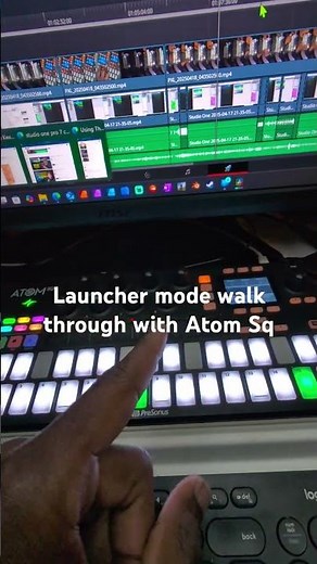 Studio one pro7-Launcher with Atom Sq tutorial. walkthrough #studioone7 #launchermode #presonus