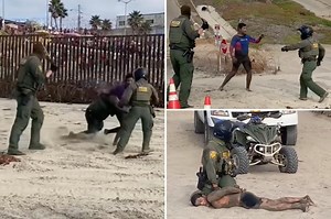 Video shows migrants attacking, taunting Border Patrol agents