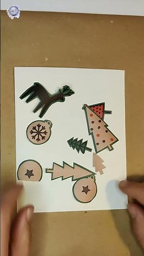 Christmas card ideas from wrapping paper scraps | recycling craft