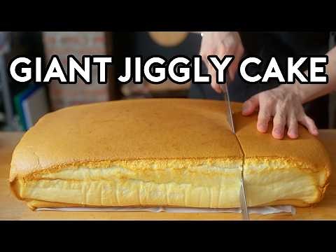 Giant Jiggly Castella Cake | Anything with Alvin