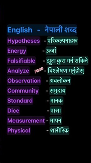 English Nepali word meaning(अंग्रेजि नेपाली शब्दअर्थ)#meaning#nepali #english#translation#dictionary