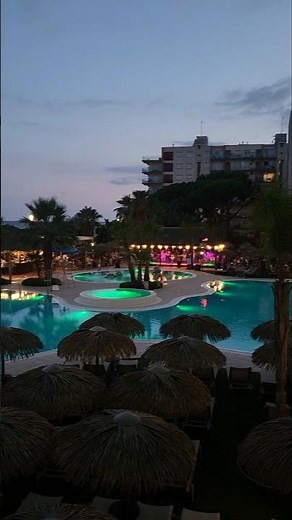 Hotel Tahiti Playa Santa Susanna by night Costa Brava