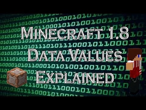 Minecraft 1.8 Data values explained!