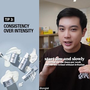 2.8K views · 1.3K reactions | New to retinol? Here are 5 beginner tips from Jan Angelo! Start your retinol routine with Neutrogena Visible Repair, a great retinol line even for first-time users! #NeutrogenaVisibleRepair #NeutrogenaPH Shop Now! Lazada: https://s.lazada.com.ph/s.oy2NN Shopee: https://ph.shp.ee/PHEkPmF Tiktok Shop: https://vt.tiktok.com/ZS68xKjA5/ | Neutrogena | Facebook