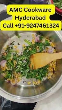 Oil Less Methi Sweet Corn Pulav in AMC Cookware | Oil Free Healthy Pulav Recipe Telugu | AMC Cookwre