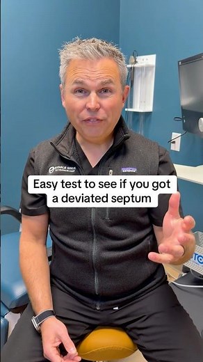 Have a deviated septum? Easy test