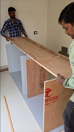 Perfect Cabinet Build Process 😍 Satisfying Woodworking #DIY #shortvideo