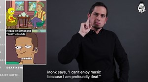 31K views · 1.2K reactions | Here is a recap of The Simpsons’ episode on Sunday night that featured a deaf storyline. Alex provides some critical analysis. Transcript: www.dailymoth.com/blog/recap-of-simpsons-deaf-episode | The Daily Moth | Facebook