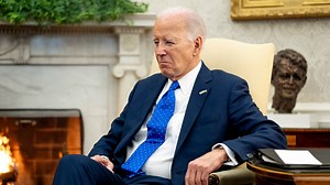 Former President Joe Biden claims the nation is facing 'dark days'