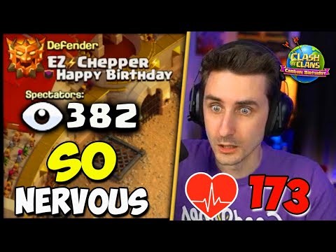 MOST NERVOUS I've Ever Been Attacking in Clash of Clans ....