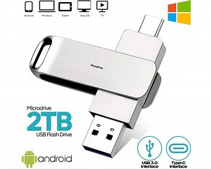 MicroDrive - Snelle USB Flash Drive 2TB Foto Video Opslag Usb Stick, Foto´s Video´s -... | bol