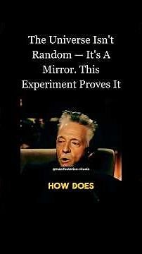 Nothing in your life is random — Gregg Braden shows the experiment that proved it. 🪞 #GreggBraden