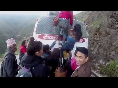 Nepal: Riding on the Roof of a Bus in the Foothills of the Himalayas