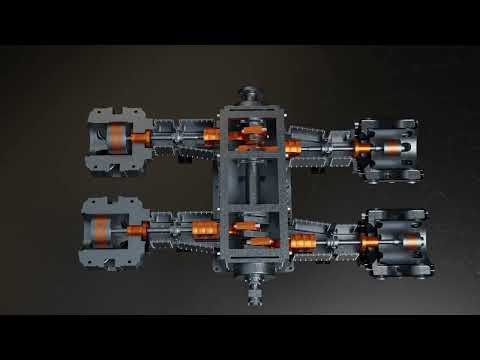 3d Model Animation - Reciprocating Compressor