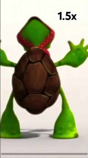 The British turtle rapping but it gets faster every time