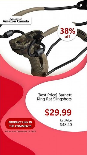 [Best Price] Barnett King Rat Slingshots